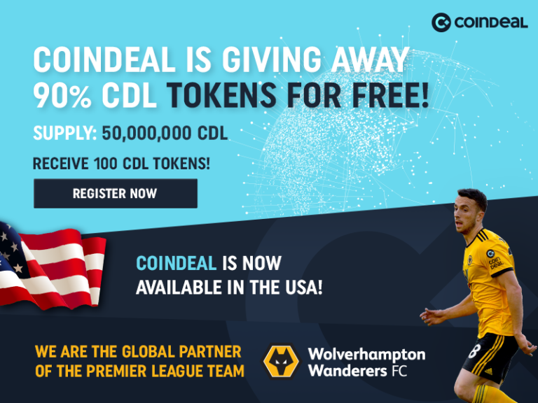 Coindeal presents free token giveaway and enters the American market